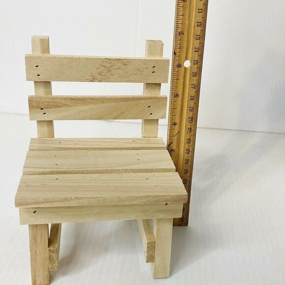 DIY Unfinished Wood Mini Picnic Table And Chair Set - Picture 12 of 12